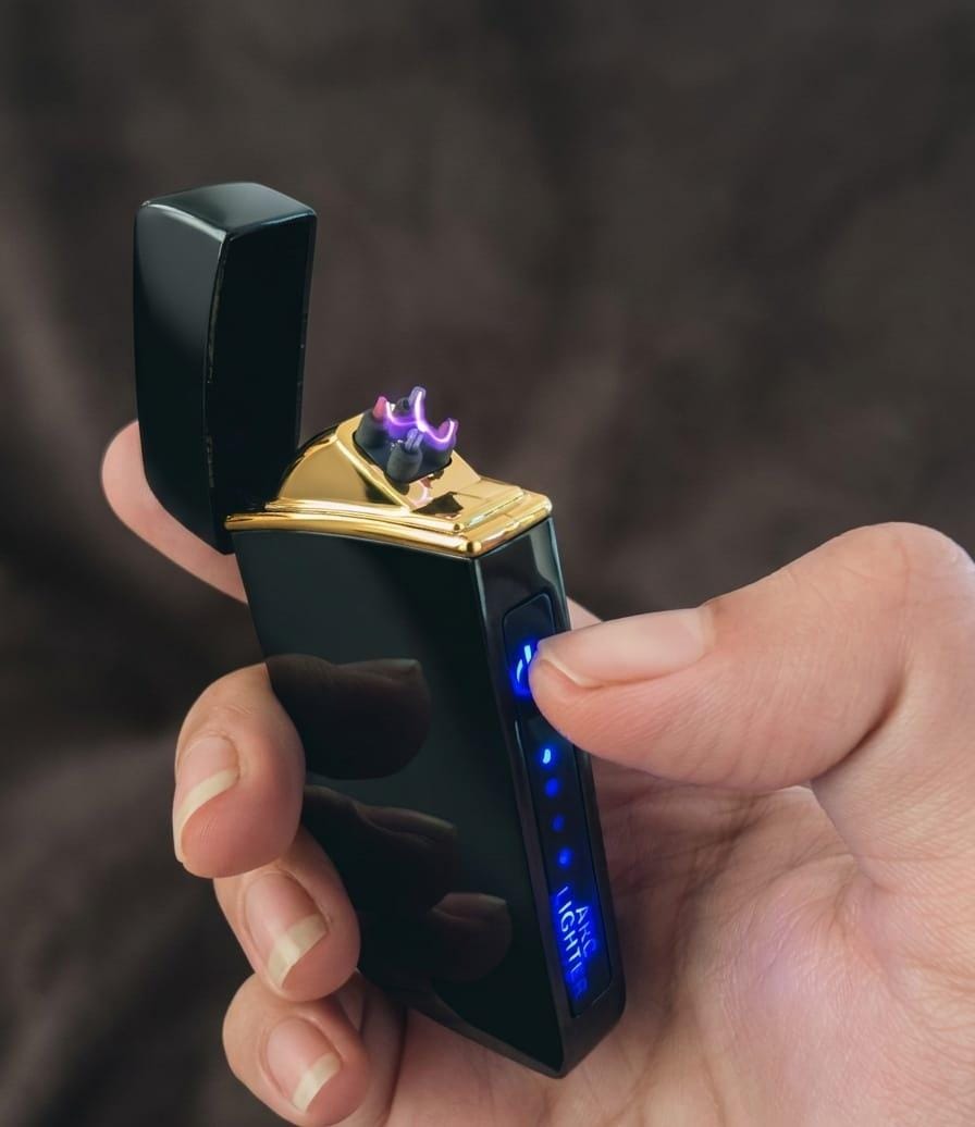 Plasma Electric Lighters - Dual Arc Windproof USB Rechargeable